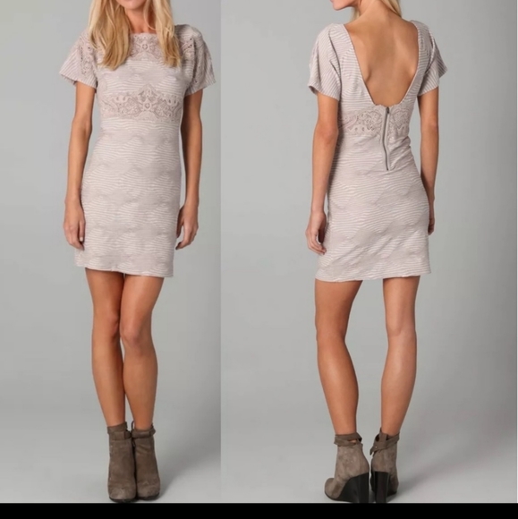 Free People New Romantics Crocheted Cutout Mini - Picture 3 of 12